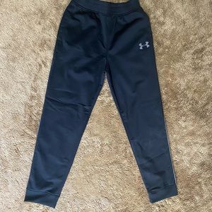Boys Under Armour Pants Black/Graphite Size 7
